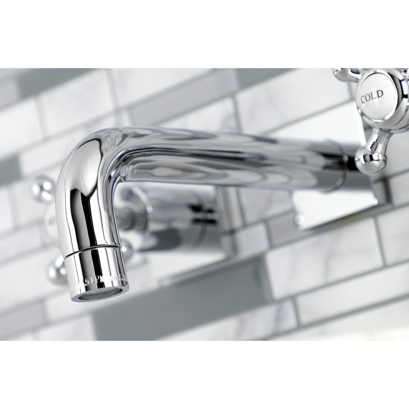 Robinet de salle de bain mural Metropolitan, Chrome poli
