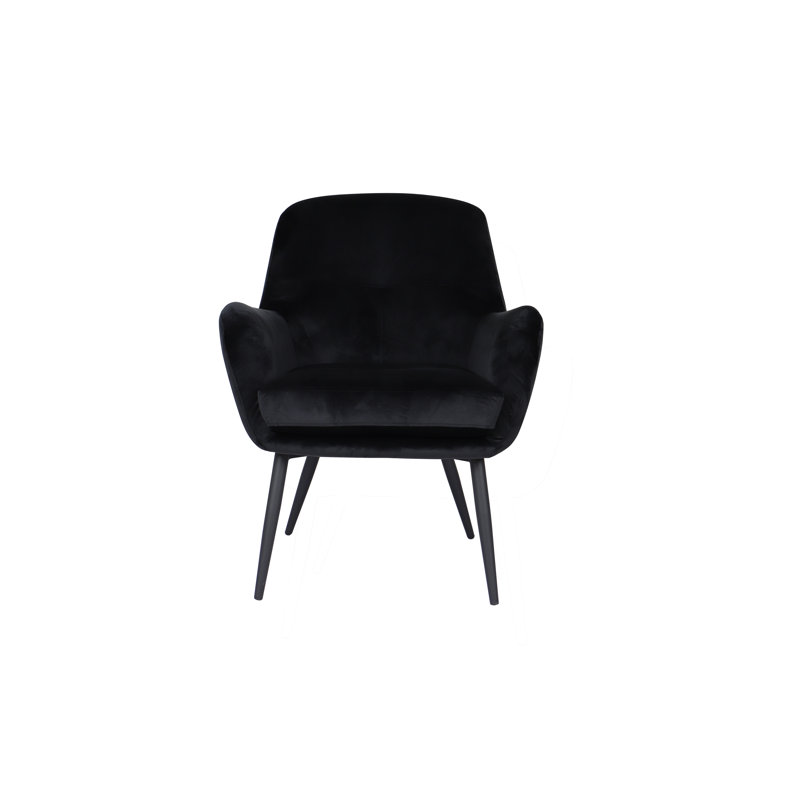 Upholstered Side Chair, Onyx