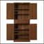 Armoire 4 portes avec 1 tiroir et 4 tablettes intérieures réglables