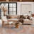 Valora Rust Medallion Pattern Machine Washable Flatweave Rug With Non-Slip Backing-1395163646