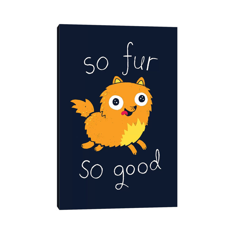 So Fur So Good by Michael Buxton - Wrapped Canvas Print, 20.32 cm H x 30.48 cm W