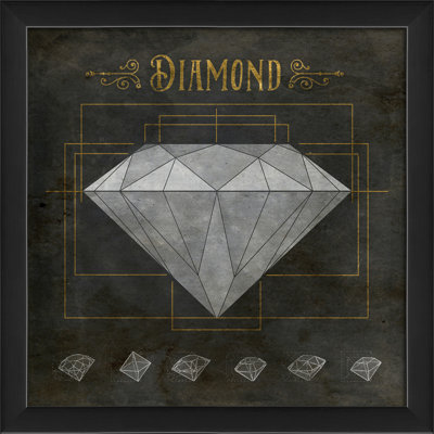 « diamond », impression encadrée