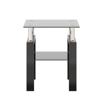 Yochanan Glass Top End Table