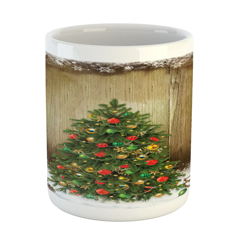 Grande tasse à café pin tree