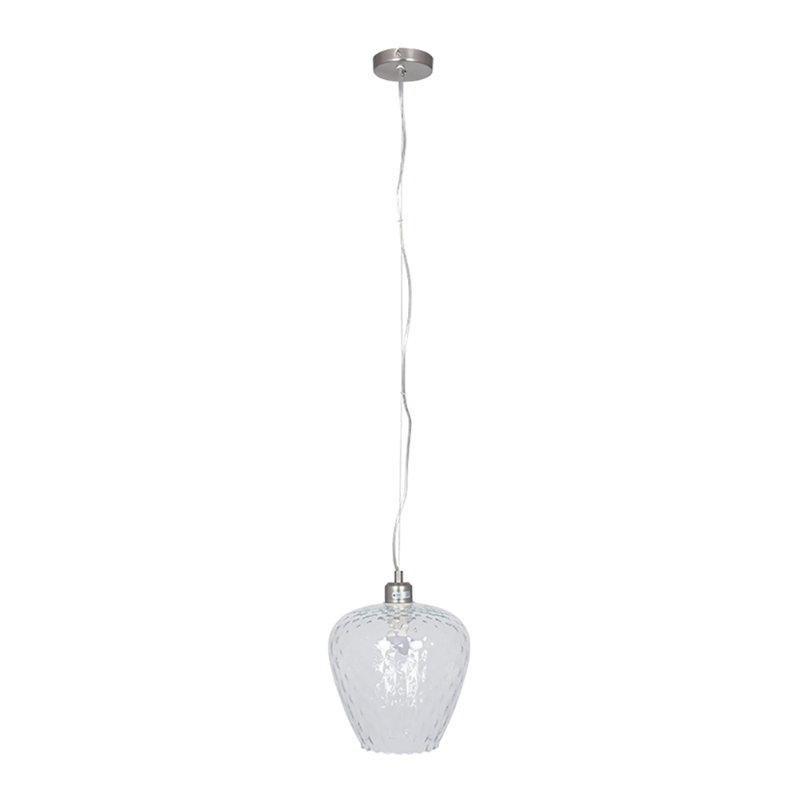 Keytesville 1 - Light Silver Jar Pendant