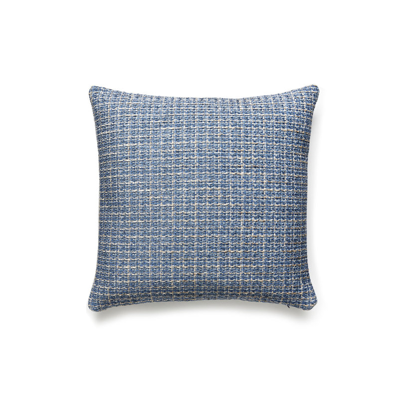 Coussin Sahara Highland Chenille, Humeur bleue