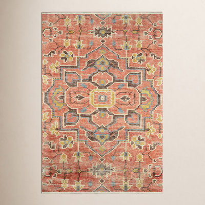 Reese Handmade Wool Red Rug