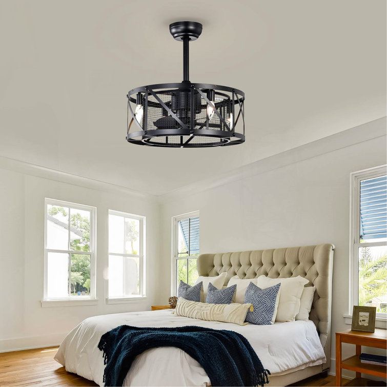 20''Industrial 5-Blade  Ceiling Fan With Remote Control