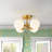 Stauton Bonyu Modern Glass Bubble Flush Mount