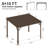 Patio Gazebo Lean to Wall Mounted Pergola with Sloping Galvanized Steel Roof-119304846-113196379