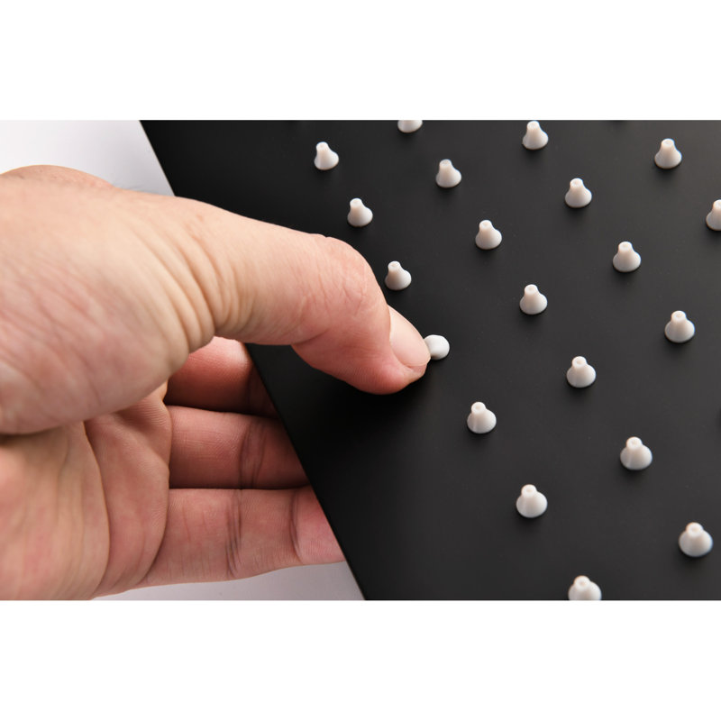 Matte Black Shower Head Bathroom - High , Water Saving, Self-Cleaning, Arm Compatible With All For Self-Cleaning Nozzle, Works Incredibly Well