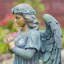 Statue de jardin ange priant en magnésium-1492571865