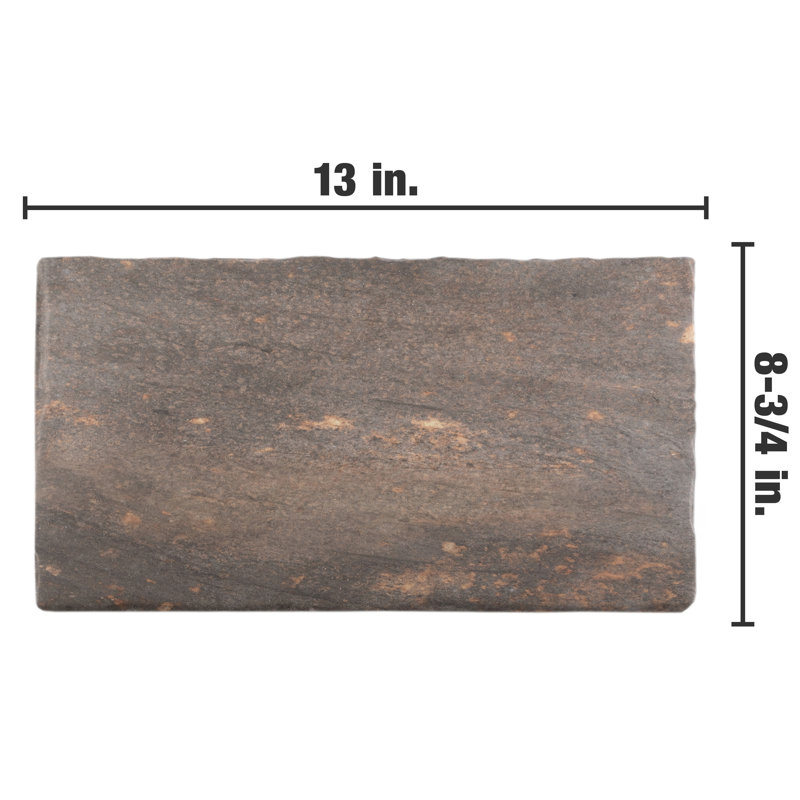 Tech Land 8.75'' W x 13'' L Porcelain Singular Tile