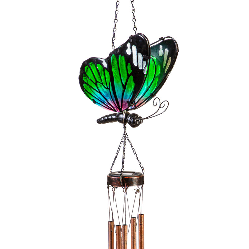 Carillon solaire solaire et mauve