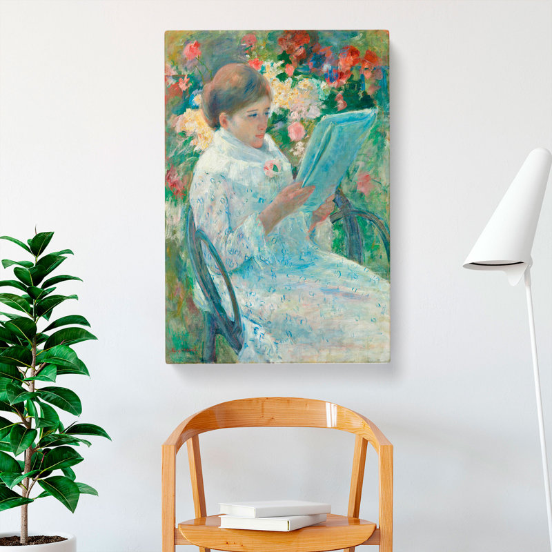 On A Balcony by Mary Cassatt - Wrapped Canvas, 50cm H x 35cm W x 3cm D