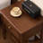 Nightstand, solid wood mid‑century modern fully assembled bedside table with drawer & open shelf, spindle legs, 19.69" h, walnut finish vintage end table for bedroom-781454471