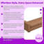 Banc de repose-pieds en similicuir avec accoudoirs 48 places-545305311