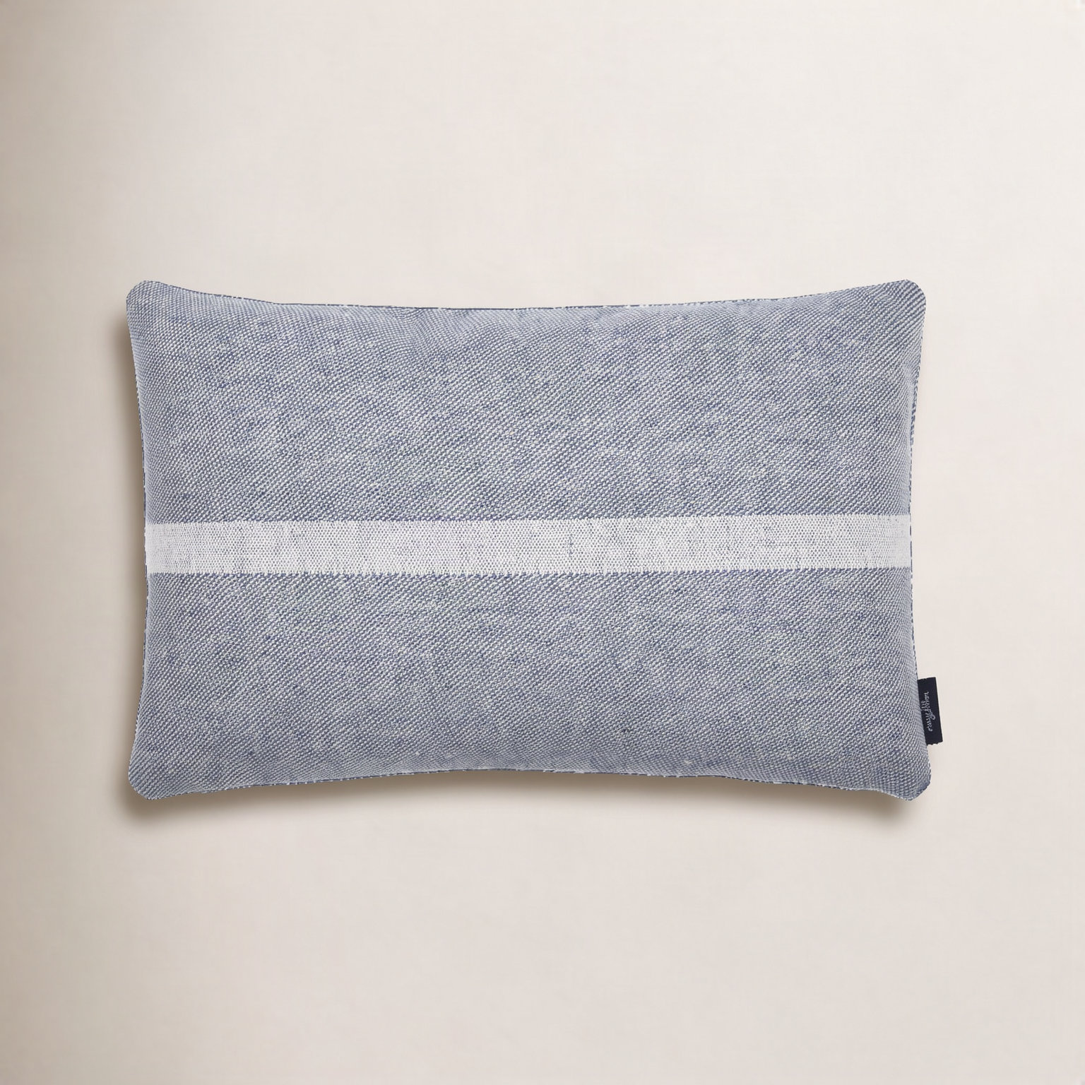 Glyph Sunbrella® Indoor/Outdoor Throw Pillow, Indigo