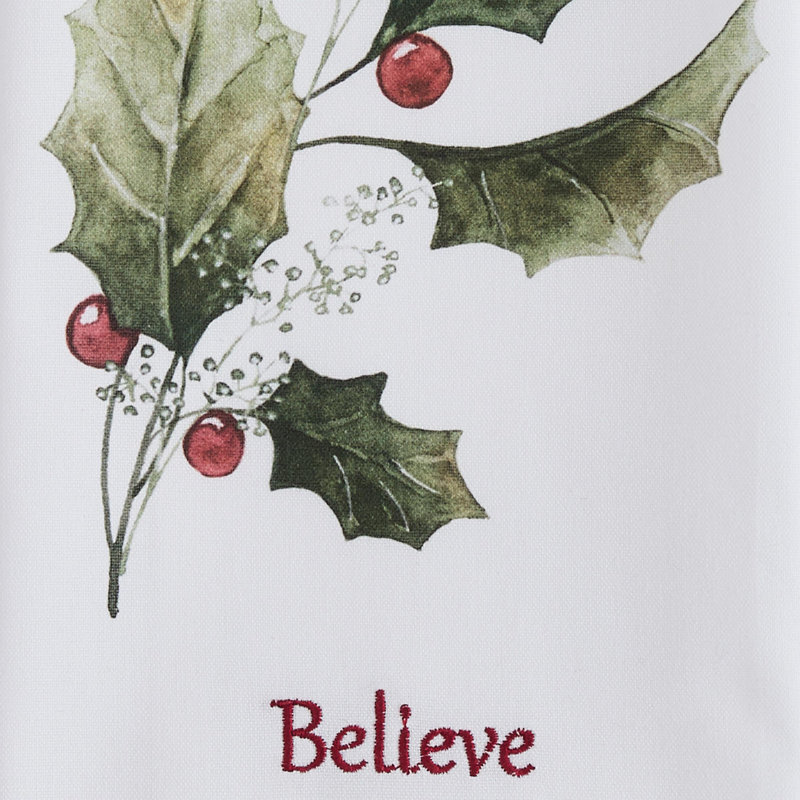  Ensemble de 2 serviettes Holly And Berries Believe, Holly and Berries Believe