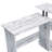 Antique White & Black Finish Writing Desk-1664407354