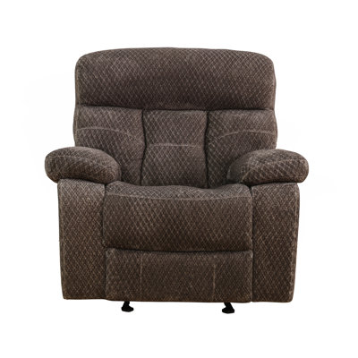 Fauteuil inclinable brun en polaire Cashmere