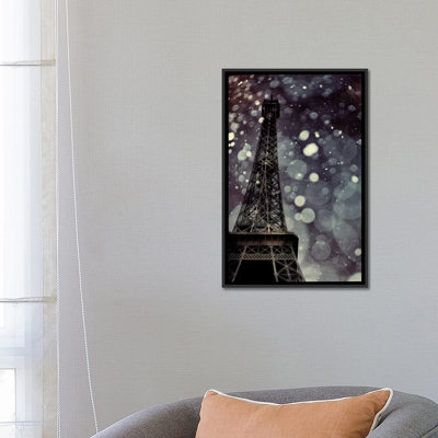 « paris is snowing », impression sur toile tendue