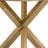 Kasem Oak Finish Round Dining Table