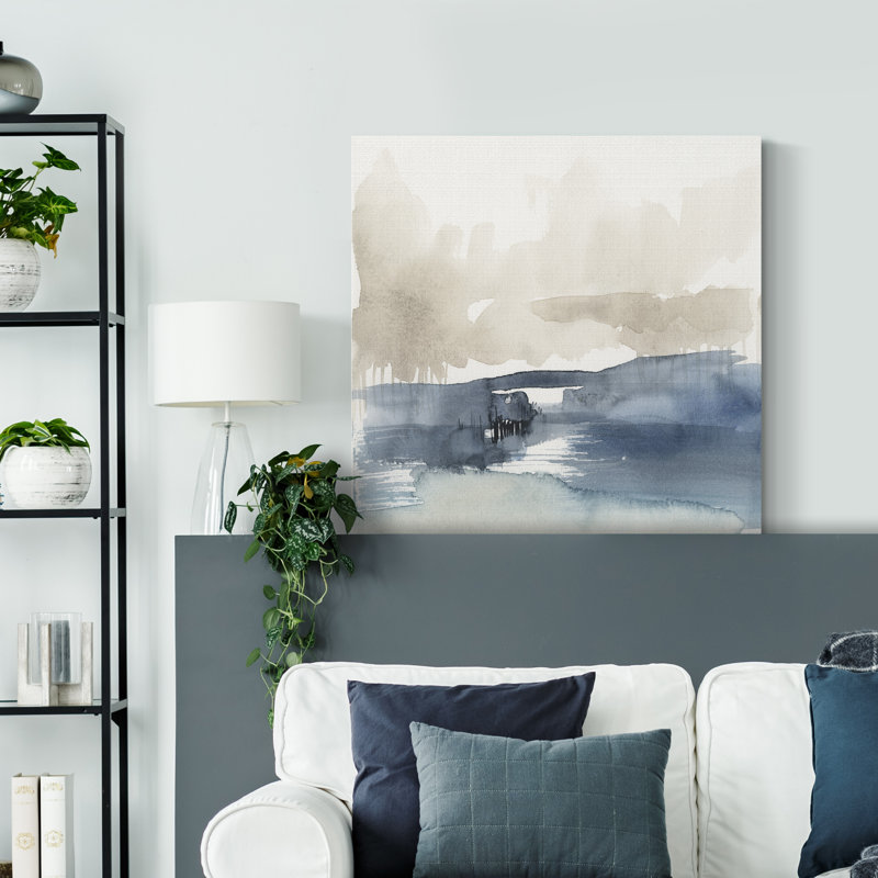 'Fog on the Horizon IV' - Wrapped Canvas Print, 24" H x 24" W x 1" D