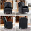 Fauteuil inclinable en cuir clouté-109324986