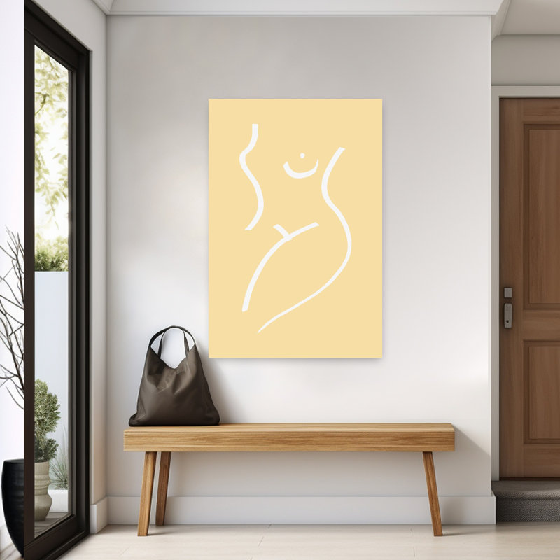 Art contemporain, art minimaliste, H 60 po x l 40 po
