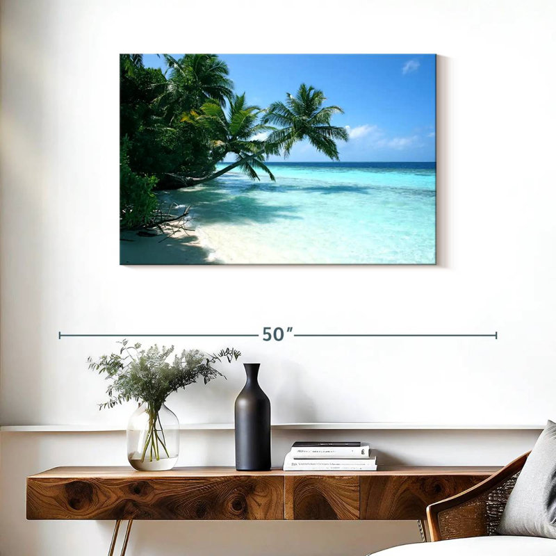 Gillard Caribbean Tropical Beach, 24" H x 36" W