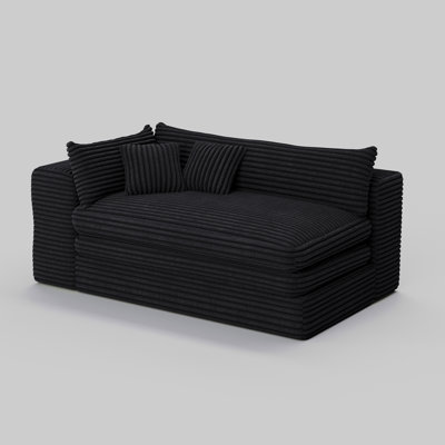 Canapé à compression moderne sans éponge à densité de rebond élevée pour salon