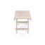 Fully Assembled All-Weather Recycled HDPE Outdoor Folding Bistro Table, Teak Brown-1447287248