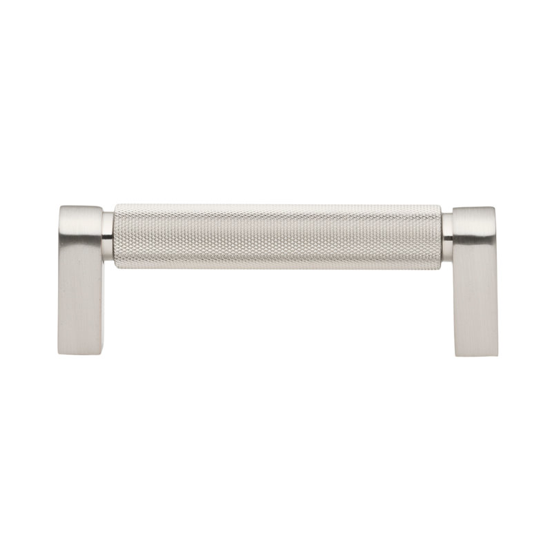 Poignée glissée centre à centre GlideRite 3-3 / 4 po (96 mm), noir mat - 4788-96-MB, Nickel satiné