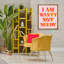  Wanty Not Needy Framed Floater Canvas Wall Art by Daphne Polselli-937744479-937744478