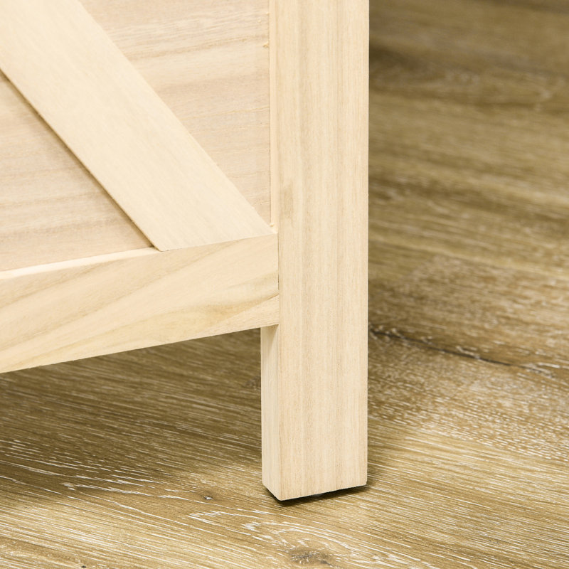 Cloison portative en bois - Écran d'intimité naturel de 4,7 pi de hauteur pour la maison