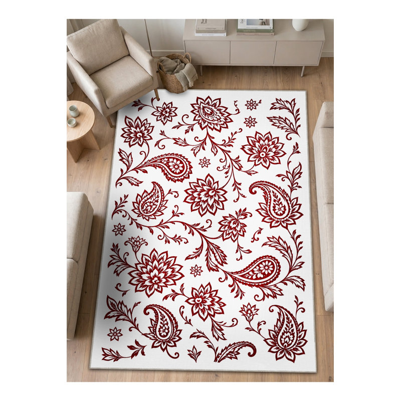 Tapis tissé à la crème Mosso, 2'6" x 4'11"