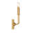 Treyvion Metal Candle Wall Light in Brass-1179606908