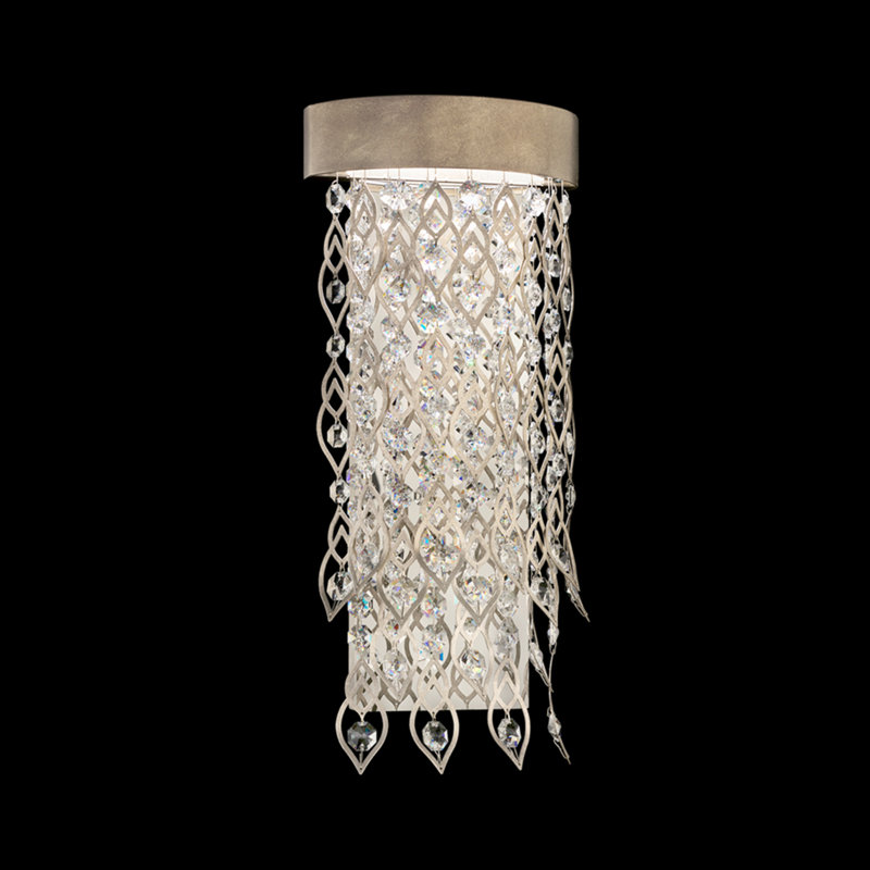Pavona 1 Light Crystal LED Wall Sconce, Heirloom Gold