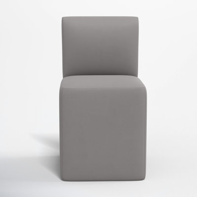 Mendy Upholstered Dining Chair with Casters