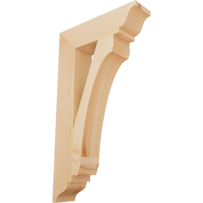 Support traditionnel lisse l 3 1/2 po x P 16 po x H 28 po, sapin Douglas, Douglas (lisse), H 28 po x l 3,5 po x P 16 po