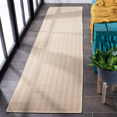 Tapis d'intérieur / extérieur à motif géométrique Hardrigg Performance