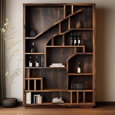 Simple and Retro Design Display Cabinet