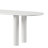 White Oval Solid Wood Dining Table-859002059