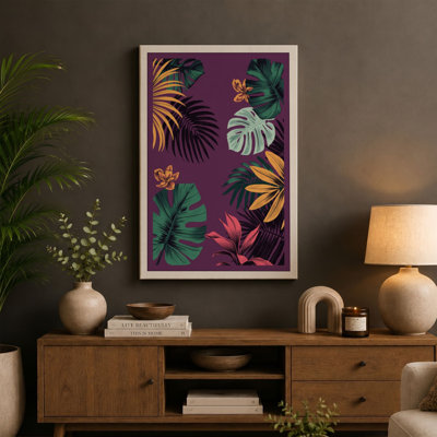 Tropical Garden Botanical - Wrapped Canvas