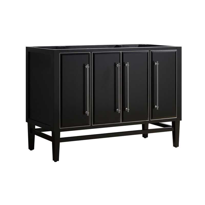 Ewen 48'' Single Bathroom Vanity Base Only, Black