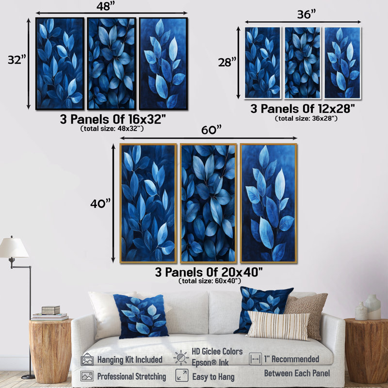 Collection de décorations murales traditionnelles Echoes Of The Forest, H 28 po x l 36 po, Toile tendue, Ne s’applique pas