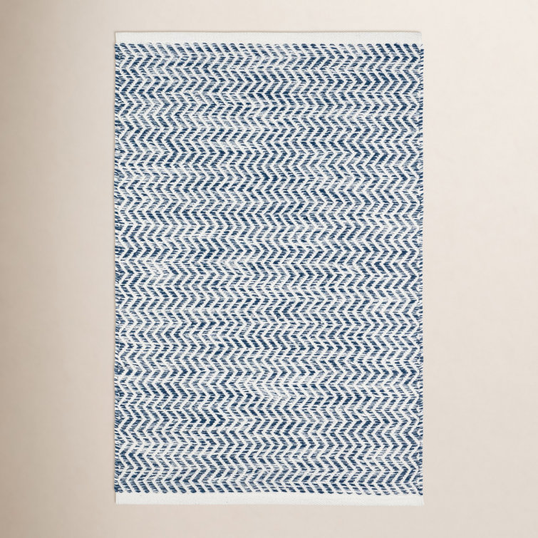 Coastal Blue Handwoven Indoor/Outdoor Rug & Reviews | Birch Lane