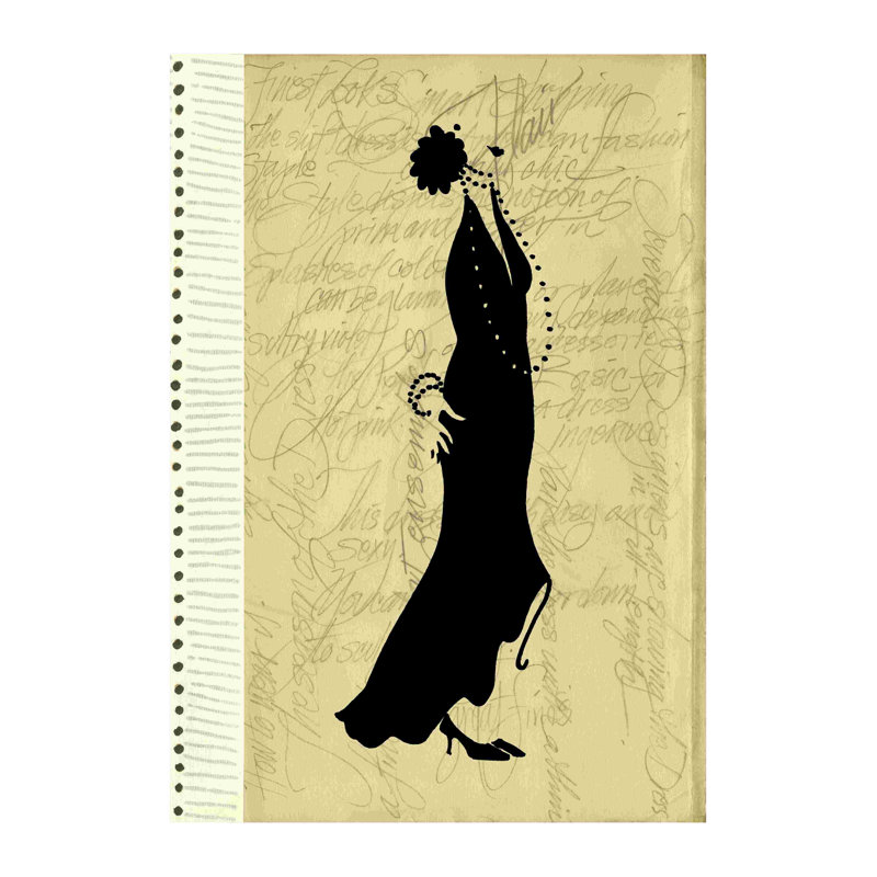Flapper Fashion II, H 18 po x l 12 po