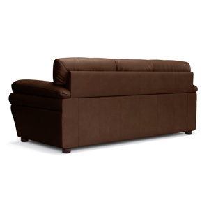 Mempra Design 84'' Leather Sofa & Reviews | Wayfair